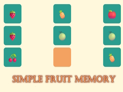 Simple Fruit Memory