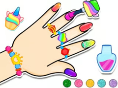 Coloring Book: Nail Art & Bracelet Diy