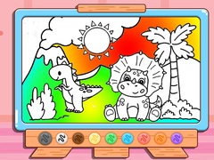 Coloring Book: Jurassic Dinosaurs