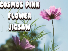 Cosmos Pink Flower Jigsaw