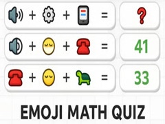 Emoji Math Quiz