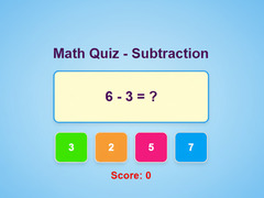 Math Quiz - Subtraction
