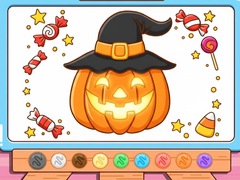 Coloring Book: Halloween Pumpkin