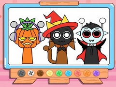 Coloring Book: Incredibox Sprunki Halloween