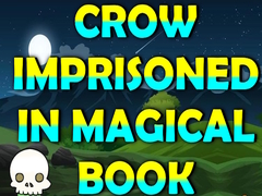 Crow Imprisoned In Magical Book