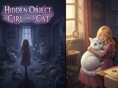 Hidden Object - Girl and Cat