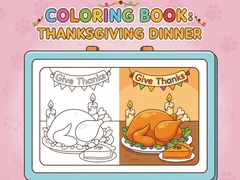 Coloring Book: Thanksgiving Dinner