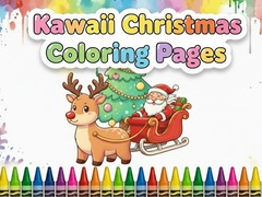 Kawaii Christmas Coloring Pages