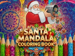 Santa Mandala Coloring Book