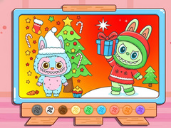 Coloring Book: Christmas Labubu