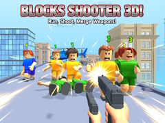 Blocks Shooter 3D! Run, Shoot, Merge Weapons!