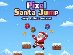 Pixel Santa Jump