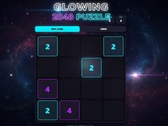 Glowing 2048 Puzzle