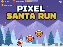 Pixel Santa Run