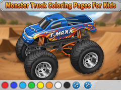 Monster Truck Coloring Pages For Kids