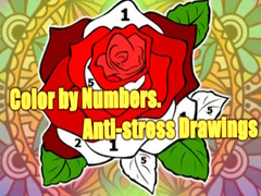 Color by Numbers. Anti-stress Drawings