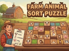 Farm Animal Sort Puzzle