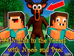 99 Nights in the Forest with Noob and Pro!