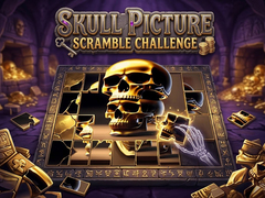 Skull Picture Scramble Challenge