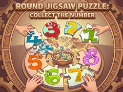 Round jigsaw Puzzle - Collect the Number
