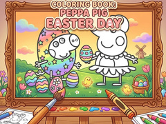 Coloring Book: Peppa Pig Easter Day