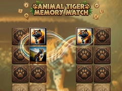 Animal Tiger Memory Match