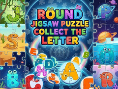 Round Jigsaw Puzzle - Collect the Letter