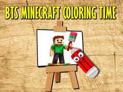 BTS Minecraft Coloring Time
