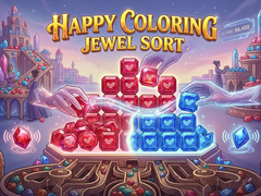 Happy Coloring Jewel Sort