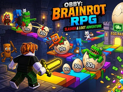 Obby: Brainrot RPG Slasher & Loot Adventure