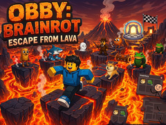 Obby: Brainrot escape from Lava