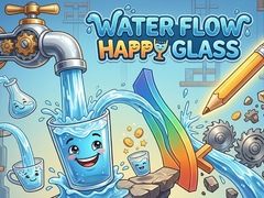 Water Flow Happy Glass