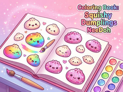 Coloring Book: Squishy Dumplings NeeDoh