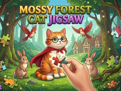 Mossy Forest Cat Jigsaw