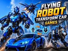 Flying Robot Transform Car Games