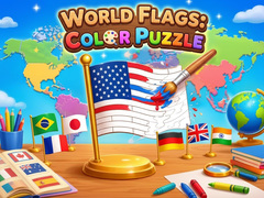 World Flags: Color Puzzle