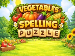 Vegetable Spelling Puzzle