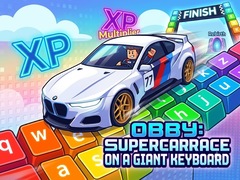 Obby: Supercar Race on a Giant Keyboard
