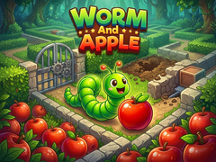 Worm and Apple