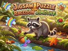 Jigsaw Puzzle: Raccoon Jimothy 
