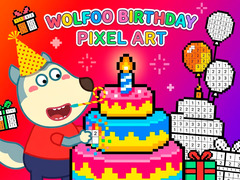 Wolfoo Birthday Pixel Art