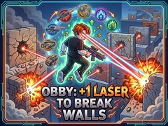Obby: +1 Laser to Break Walls