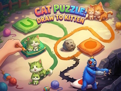 Cat Puzzle: Draw To Kitten
