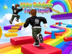 Obby Rainbow Parkour Two Player