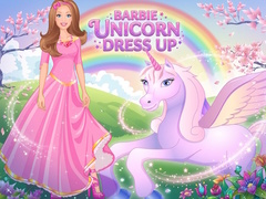 Barbie unicorn dress up