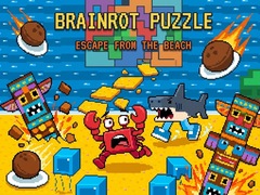 Brainrot Puzzle: Escape from the Beach