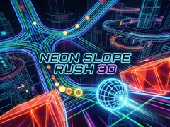 Neon Slope Rush 3D