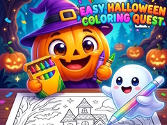 Easy Halloween Coloring Quest