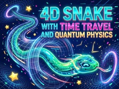 4D Snake with Time travel and Quantum Physics