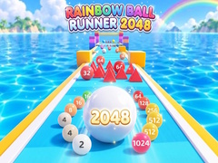 Rainbow Ball Runner 2048